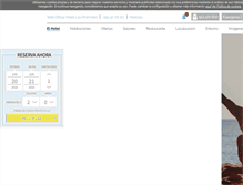 Tablet Screenshot of hotellaspiramides.com